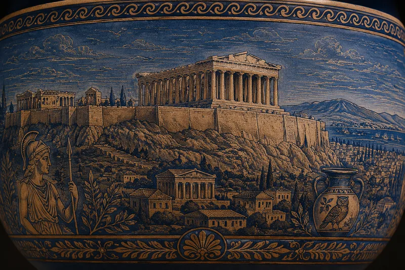 Parthenonin temppeli Ateenan Akropolis-kukkulalla Parthenonin temppeli Ateenan Akropolis-kukkulalla