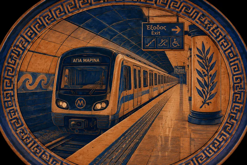 Moderni metro saapumassa asemalle Moderni metro saapumassa asemalle