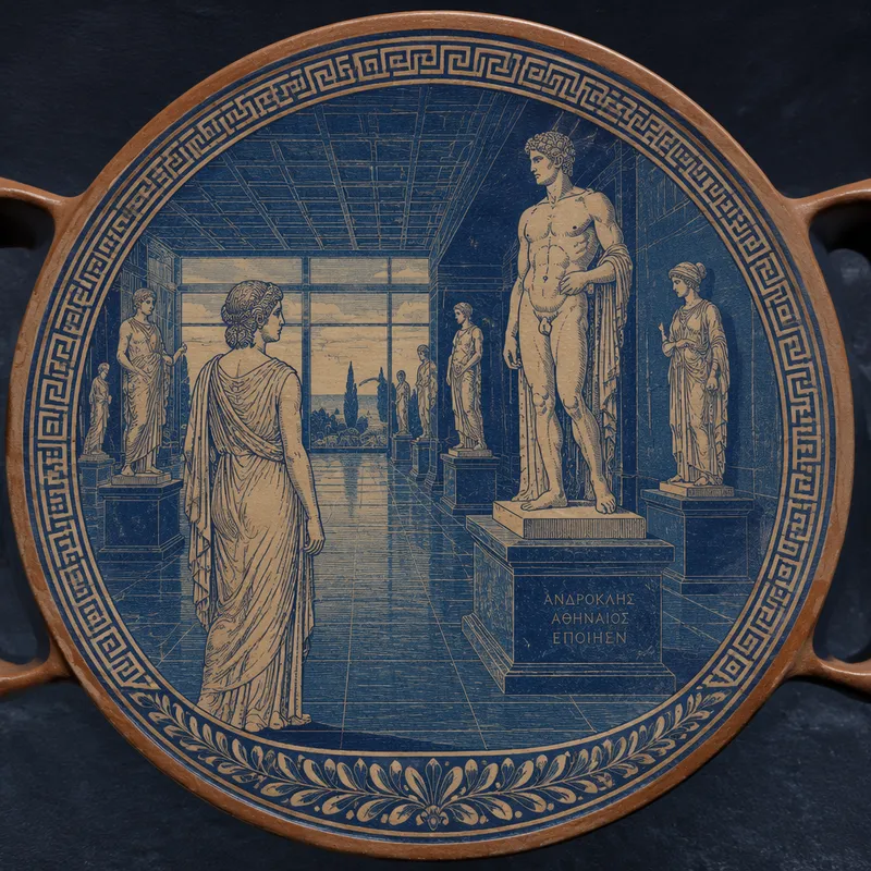 Antiikin marmoripatsaita esillä arkeologisessa museossa